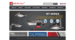 Desktop Screenshot of abovealllighting.com